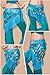 MUNAFIE Belly Dancing Belt Colorful Waist Chain Belly Dance Hip Scarf Belt Triangle Skirt (Light Blue)