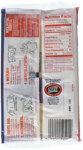 Lowreys Bacon Curls, microwave Pork Rinds Variety Combo, Original & Hot & Spicy, 1.75 Oz (Pack of 6)