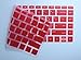 CaseBuy Keyboard Silicon Protector Skin Cover for HP Pavilion x360 13-s099nr 13-s120nr 13-s128nr 13-s192nr 13-s199nr m3-u001dx m3-u003dx m3-u021tu m3-u028tu 13.3-Inch series US Version((Red)