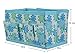 Pooqdo Newest Makeup Cosmetic Storage Box Bag Bright Organiser Foldable Makeup Stationary Container (Blue)