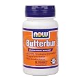NOW Foods Butterbur with Feverfew, Vegetarian Capsules 60 ea