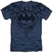 Batman Dark Knight Winged Logo DC Comics Sublimated Adult Heather T-Shirt Tee