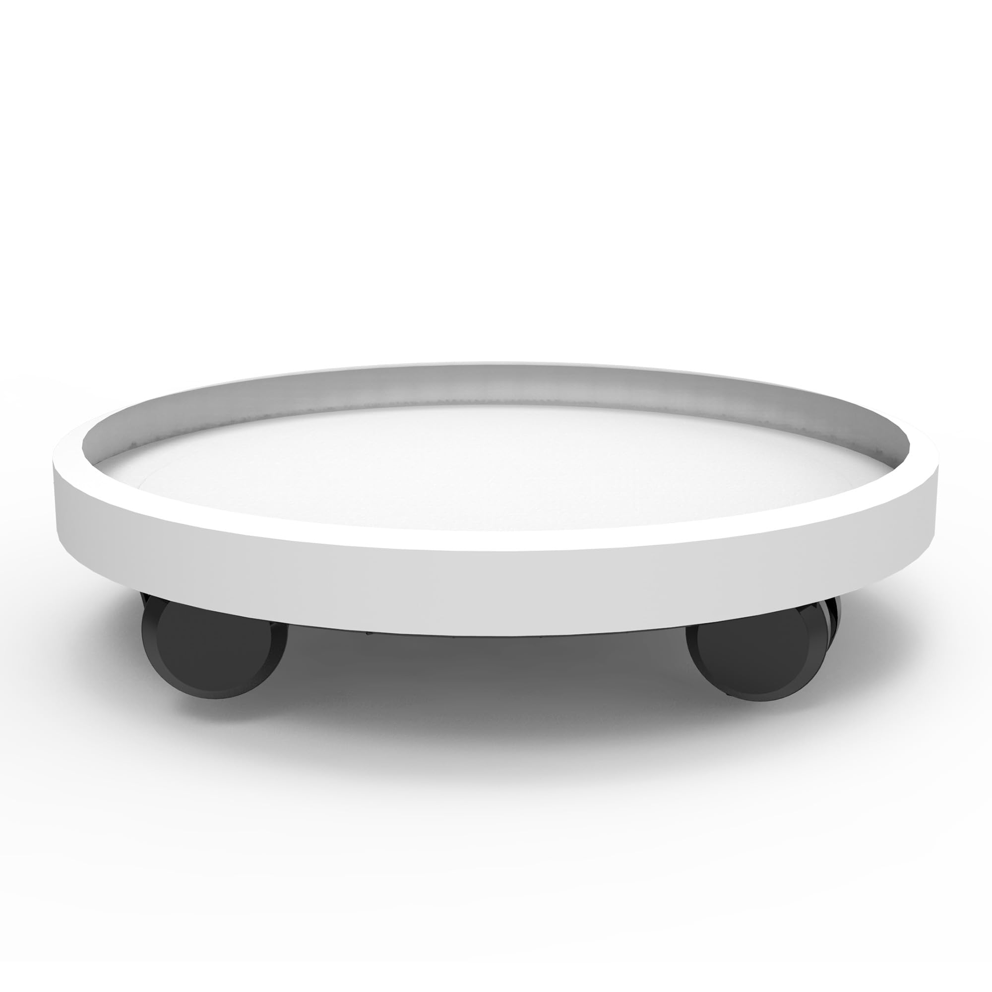 Photo 1 of 14 Inch Heavy Duty Plant Caddie with Wheels,Rolling Plant Stand Pot Trolley,Wheeled Planter Saucer Tray,Potted Flower Mover Dolly with Casters Round Coaster for Indoor Outdoor