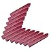 Yoption 12 Pcs Sealing Wax Sticks with Wicks, Antique Wine Red Totem Fire Manuscript Seal Wax for Wax Seal Stamp