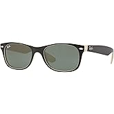 Ray-Ban RB2132 New Wayfarer Sunglasses + Vision Group Accessories Bundle