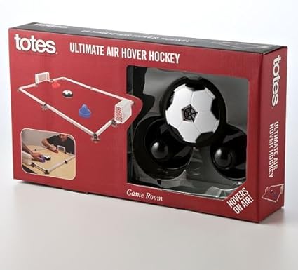 Amazon Com Totes Ultimate Air Hover Table Hockey Game Toys Games