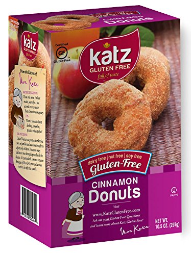 image for Katz Gluten Free Donut Variety Pack, 1 Powdered, 1 Cinnamon, 1 Chocola
