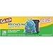 Glad Recycling Large Drawstring Blue Trash Bags - 30 Gallon - 28 Count (Packaging May Vary)
