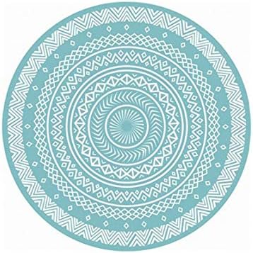 National Wind Black And White Maya Totem Color Round Bedroom