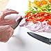 Coiwin Kitchen Cutlery Black Ceramic Knife Set With Sheaths - Super Sharp & Rust Proof & Stain Resistant ( 6