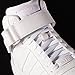 adidas Men's Team Court Mid White/Ankle-High Leather Basketball Shoe - 10M