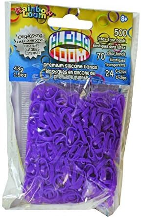 Rainbow Looms 494 B0234 Purple Alpha Bands by Rainbow Looms