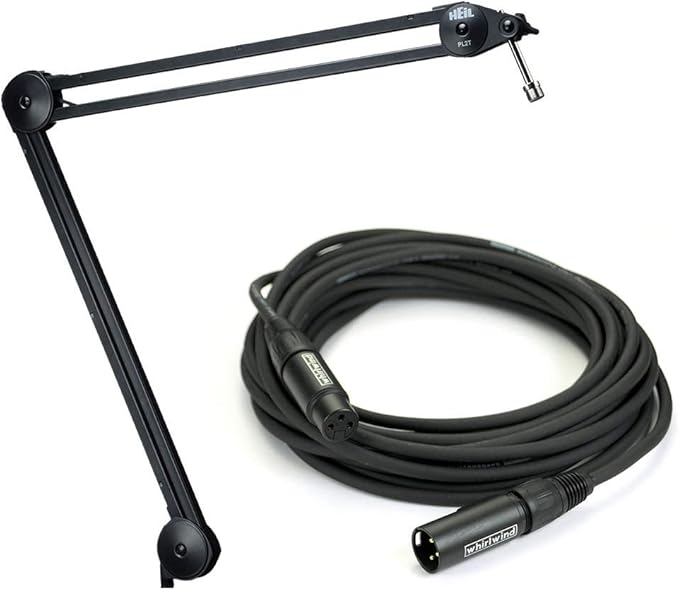 Amazon Com Shure Sm7b Cardioid Vocal Mic With Heil Articulating Boom Musical Instruments