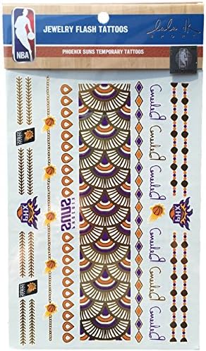 NBA Metallic Jewelry Tattoos Phoenix Suns