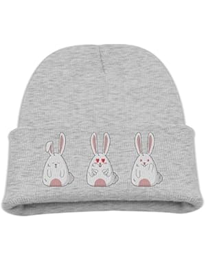 Bunny Rabbit Cartoon Infant Winter Cap Slightly Knit Beanie Skull Hats
