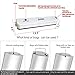 Vacuum Sealer Machine,JETITI Vacuum Sealing System for Food Storage Plus 20 FREE Sealable Bags.Black
