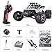TOZO C2035 RC Cars High Speed 30MPH 1/12 Scale RTR Remote Control Brushed Monster Truck Off Road Car Big Foot RC 2WD Electric Power Buggy W/2.4G Challenger (01WHITE)