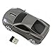 elec Space Wireless Mouse 2.4GHz Cool Sport Car Shape Wireless Mouse Optical Cordless Mice with USB Receiver for PC Laptop Computer 1600 DPI 3 Buttons (Gray)