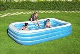 Bestway Family Pool Deluxe rectangular blue 305x183x56 cm view 8