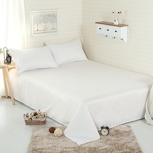LCM Solid color cotton sheets/Single and increase double plain cotton sheets-L 230x250cm(91x98inch)