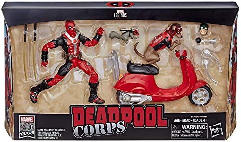 Husbro Marvel Legends Deadpool with Scooter 6" Figure Vehicle Set