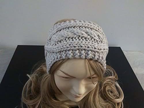 knitted fleece headband