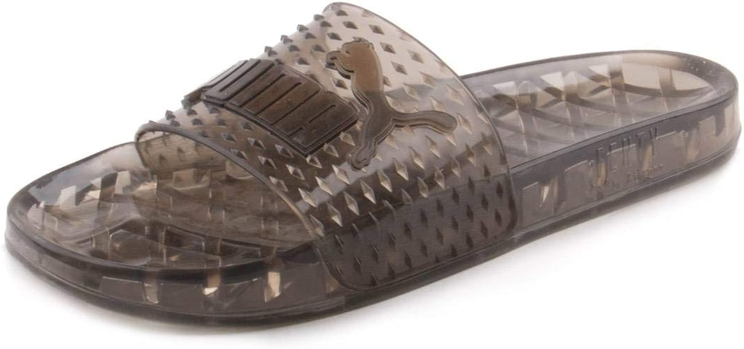 Amazon Com Puma Mens Fenty By Rihanna Black Jelly Slide Sandals Shoes 12 Books