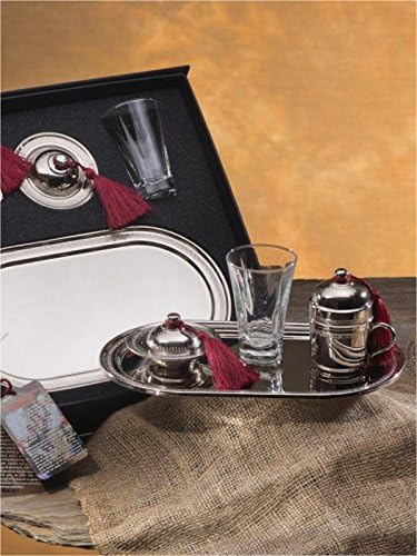 Turkish Coffee Set for One Including Turkish Delight Dish