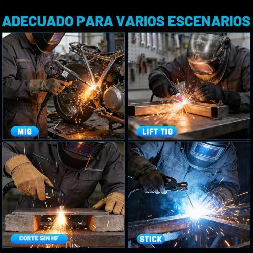 Reboot 7 in 1 Aluminium Welder – MIG, TIG, MMA, Plasma and Points | Includes Coil Gun and TIG Torch 30A Non-HF Plasma Cutter for Car, Workshop and Outdoor | Includes coil gun and TIG burner