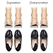 Dr. Foot’s Supination & Over-Pronation Corrective Shoe Inserts, Medial & Lateral Heel Wedge Insoles for Foot Alignment, Knee Pain, Bow Legs, Osteoarthritis – 3 Pairs (Black)thumb 2