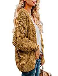 Astylish - Chaqueta de punto para mujer (manga larga, suelta, tallas S-XXL)