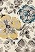 Rugshop Modern Floral Design Area Rug for Living Room,Bedroom,Home Office,Kitchen Non Shedding Area Rug 3'1