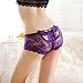 Botrong Free size Women Sexy Lace Briefs Panties Thongs G-string Lingerie Underwear (Purple)