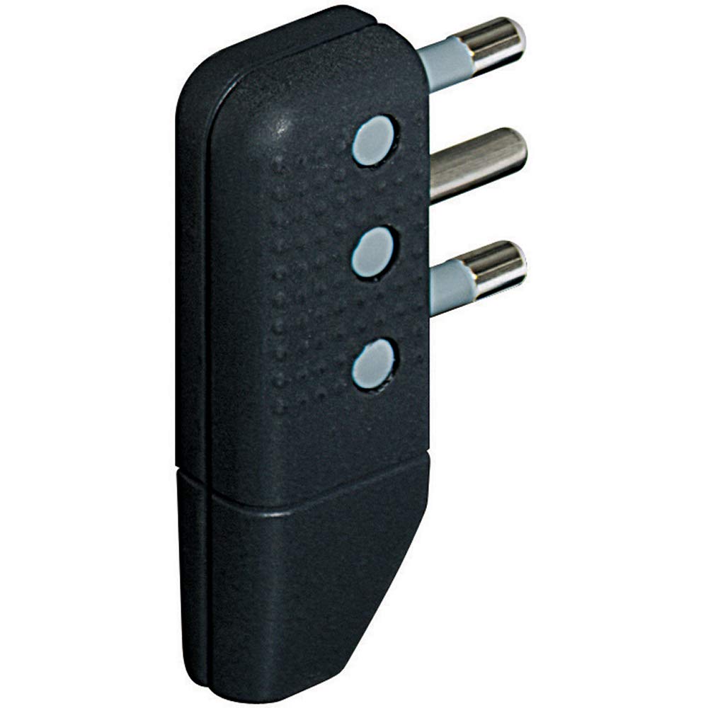 BTicino Spina Corner to Team Space-Saving 2P + T, 10 A, Swivel Plugs, White, Grey, 250 voltsV