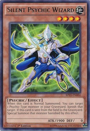 Yu-Gi-Oh! - Silent Psychic Wizard (BP03-EN084) - Battle Pack 3: Monster League - 1st Edition - Rare