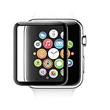 Apple Watch 42mm Screen Protector, 3D Curved Edge Full Coverage Tempered Glass Screen Protector, 0.26mm Ultra-Thin Cystal Clear Hard Cover Anti-scratch Bubble Free for iWatch 42mm