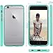 iPhone 6S plus Case,iPhone 6 plus Case, by Ailun,Injected&Sealed Bumper,Ultra Clear,Shock-Absorption,Anti-Scratch&Fingerprint Back Cover,Siania Retail Package[Mint Green]