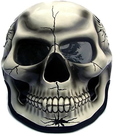 (Size: L) CASCO ELMETTO MOTORCYCLE WHITE HELMET HYDRA MAN HERO ! Halloween Costume Cosplay Adult Mask Helmet XCOSER AUTOMIC MAN SIZE:L