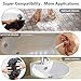 Bathtub Drain Hair Catcher Shower Drain, DATYSON Strainless Steel Drain Protector Bathroom Tub Hair Strainer Trap, Anti-Rust, Fast Water, for Drains from 1.35