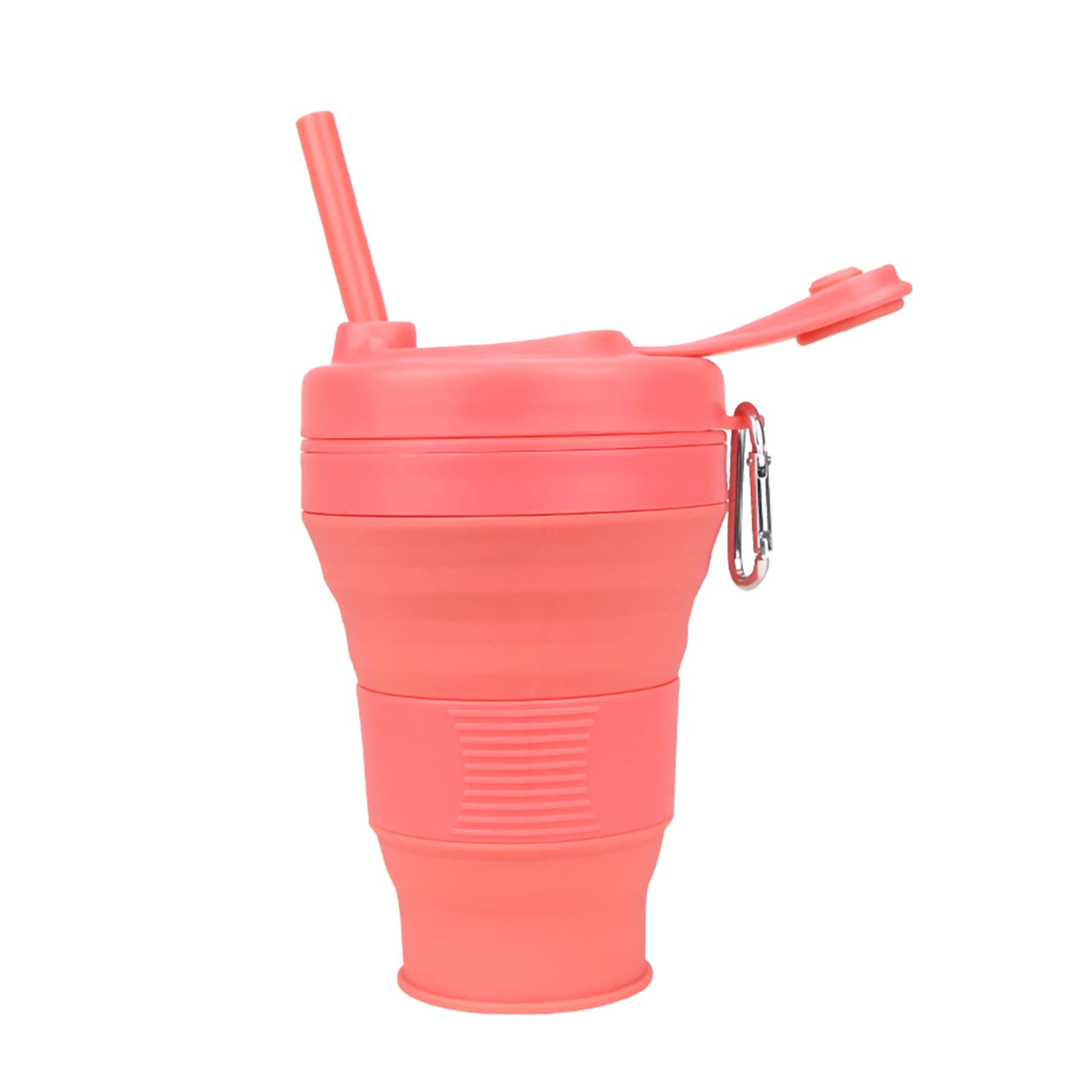 Irzaki Collapsible Coffee Cup 20oz/600ml - Reusable Silicone Cups for Traveling - Foldable Collapsible Cup with Lid - Travel Mug Camping Cup - Pocket Size