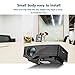 Video Projector, RockBirds GP10 Portable Projector Support SD Card 1080P HD PC USB HDMI AV VGA for Home Cinema Theater ( Black )