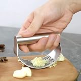 Sinnsally Garlic Press Stainless Steel Crusher Ginger Mincer with Peeler Kit view 5