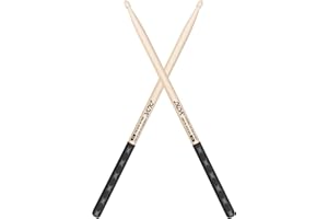 DIDA Drum Sticks, American Hickory Drumsticks, Drumsticks for Drum, Non-Slip Grip, Percussion Drumsticks for Professional, Live Performance & Drum Kit Practice Accessories (1 Pair, 5A)