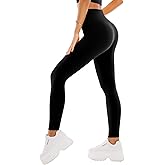 SINOPHANT High Waisted Leggings for Women - Full Length Capri Buttery Soft Yoga Pants for Workout Athletic