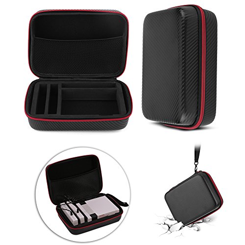 Richer-R Carrying Case for Nintendo Switch, Game Traveler Deluxe and Storage Case,Waterproof Travel Storage Bag Shell for Nintendo NES Classic Console & Accessory