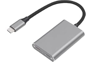 Yoidesu USB C to AR Glasses Adapter, Charge and Play 4K 60Hz Transmission with PD 100W Charging, for XREAL Nreal RayNeo XR St