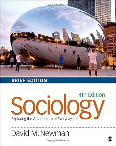 Amazon Com Sociology Exploring The Architecture Of Everyday Life Brief Edition 9781452275871 Newman David M Books