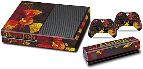 Designer Skin Sticker for the Xbox One Console With Two Wireless Controller Decals- Meltdown