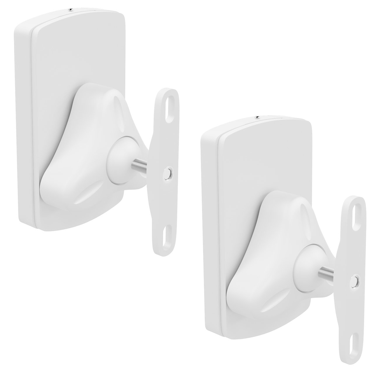 swivel up to 10 kg load weight ceiling mounting black SET 2 pieces wall fitting deleyCON