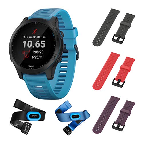 Garmin Forerunner 945 Bundle, Premium GPS Running/Triathlon Smartwatch